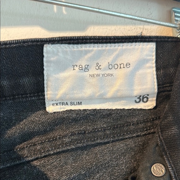 rag & bone Black Men's Slim Jeans - Picture 2 of 8